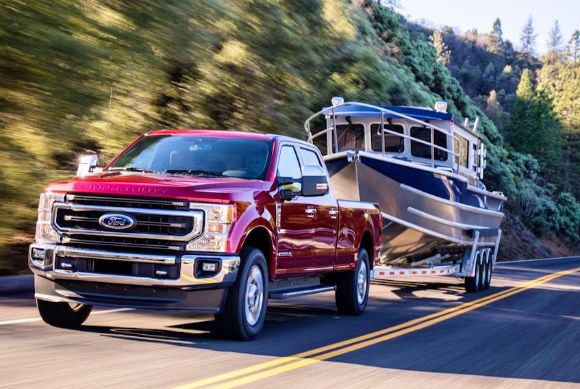 
The 2020 F-Series Super Duty will offer the nameplate’s highest conventional, gooseneck and fifth-wheel towing capacities ever. - Ford
