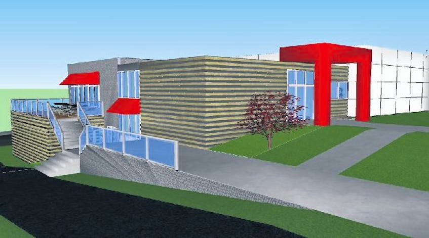 
The Sackawa Canoe Club will have a new place to call home. Shown here is a rendering of the facility. - George MacPherson
