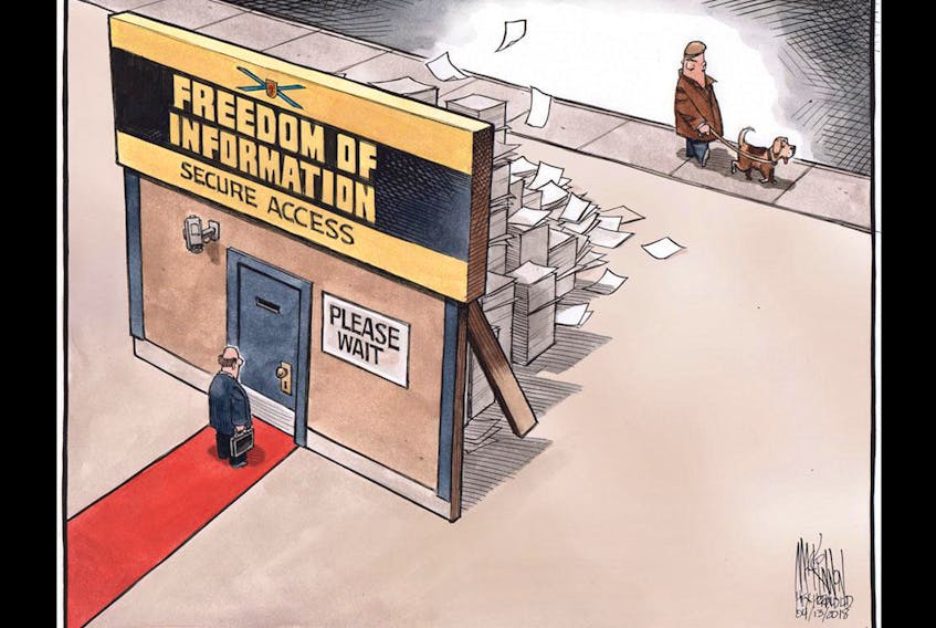 
Bruce MacKinnon’s editorial cartoon, originally published April 4, 2018.

