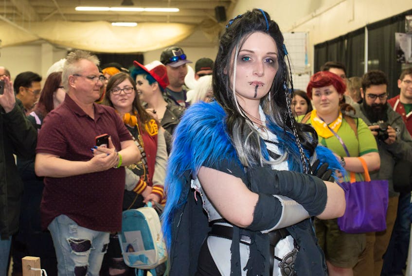 
Rebecca Lindsay is shown here in cosplay of Yasha from Critical Role at last year’s Spring Geequinox. - Erin Legare Photography
