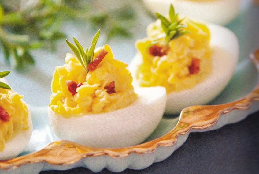 
Traditional dishes tend to find their way to the Easter dinner table, but no meal would be complete without some sort of deviled eggs appetizer. 
