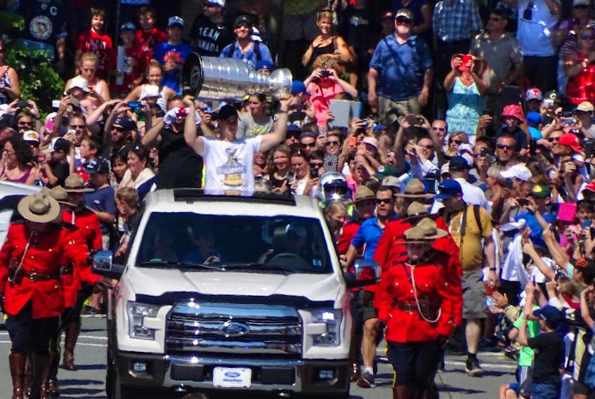 
Thousands of people turned out in 2016 when Sydney Crosby brought the Stanley Cup home to Cole Harbour. If Boston, Colorado, or Pittsburgh win it all this year, there could be a repeat in the streets of some Halifax County community. - Contributed
