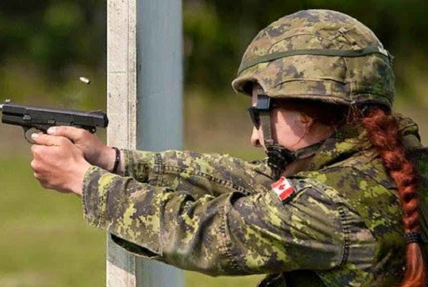 
A Canadian Armed Forces member competes at the 2012 Canadian Armed Forces Small Arms Concentration at Connaught Ranges, Ottawa. - Postmedia

