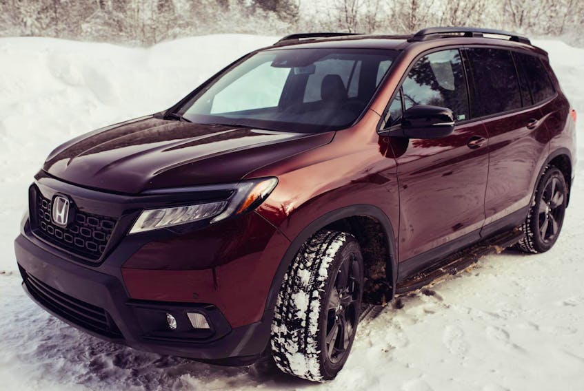 
The 2019 Honda Passport Touring is powered by a 280-horsepower (262 lb.-ft. of torque) 3.5-litre, V6 engine. - Wes Allison/ www.jaysiemens.com
