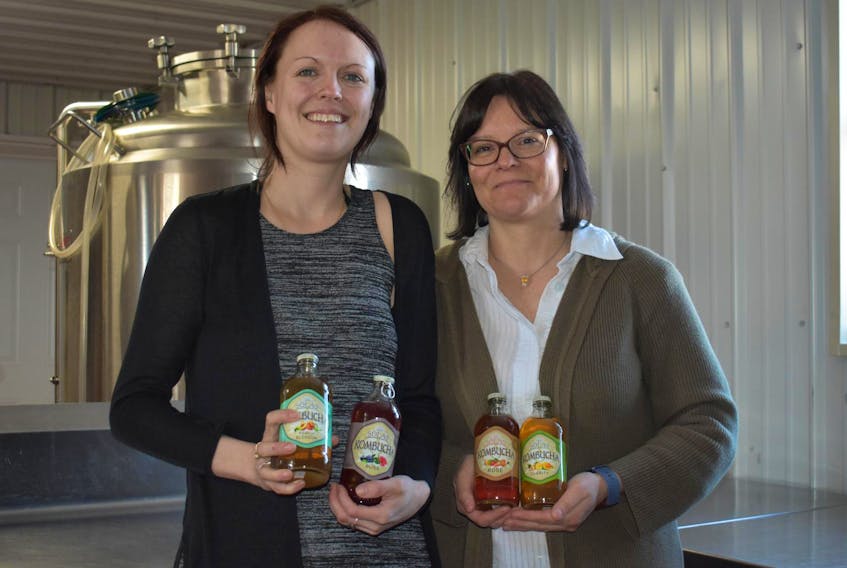 
Dr. Kombu Brewing Co. founders Gabrielle Pope (left) and Clare Rivard (right) said kombucha is a healthy and delicious alternative to other sugary drinks.
