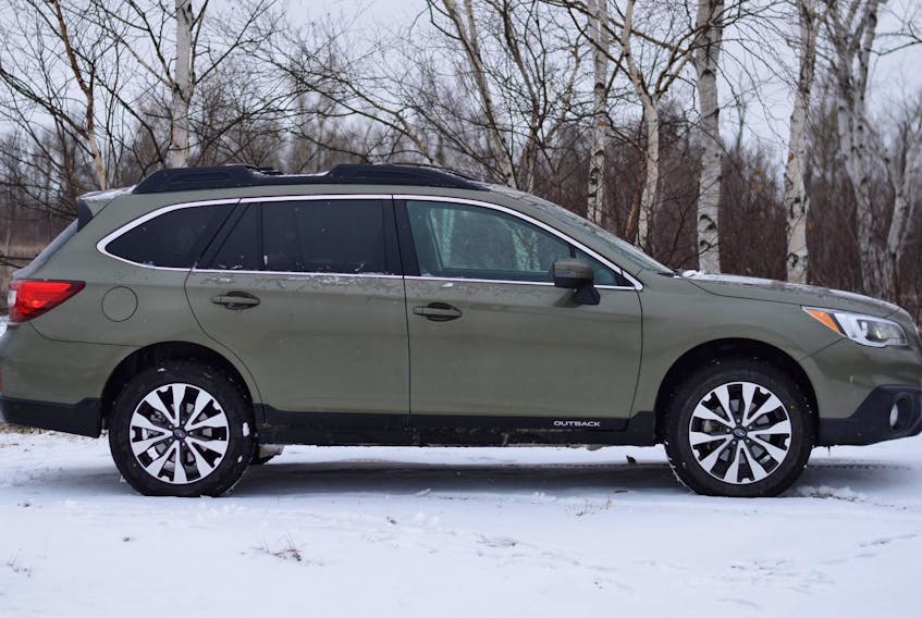 
The latest-generation Subaru Outback, which arrived in 2014 for model year 2015, was powered by a 2.5-litre flat-four Boxer engine with about 175 horsepower, or a 3.6-litre flat-six Boxer engine with a modest-for-its-size 256 ponies.
