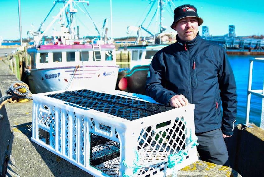 Scott Dauphinee, CEO of The Lobster Trap Co., says the Yarmouth-based business started taking orders for its new lobster trap three weeks ago and plans to produce at least 10,000 traps for the 2019-20 lobster season. The new design, which meets regulations for use in Canada and the U.S., would replace the wire-mesh components of current traps with polyethylene-based plastic.