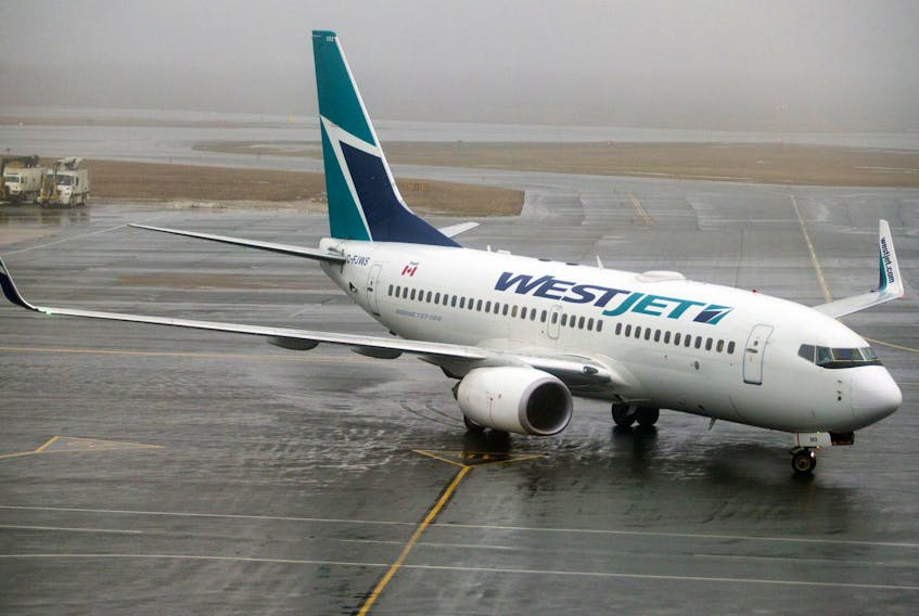 
WestJet’s direct flights between Halifax and Paris will be suspended from June 3 to Aug. 2 because of the grounding of Boeing 737 Max 8 planes, the company has announced. - Ryan Taplin / File
