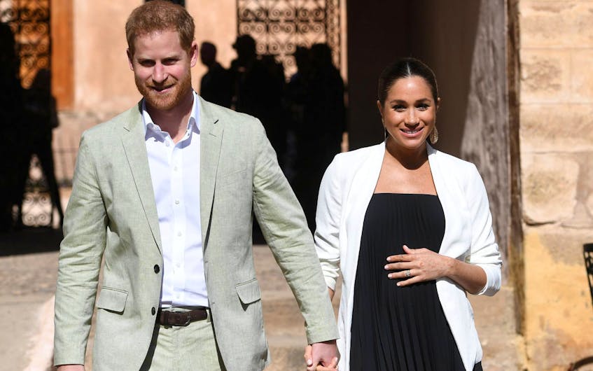 
 Britain's Meghan, Duchess of Sussex and Prince Harry visit the Andalusian Gardens in Rabat, Morocco on Feb. 25, 2019. Arrizabalaga / Pool via Reuters
