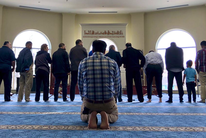 
Prayers are conducted in Halifax’s Umma Mosque. - Maan Alhmidi
