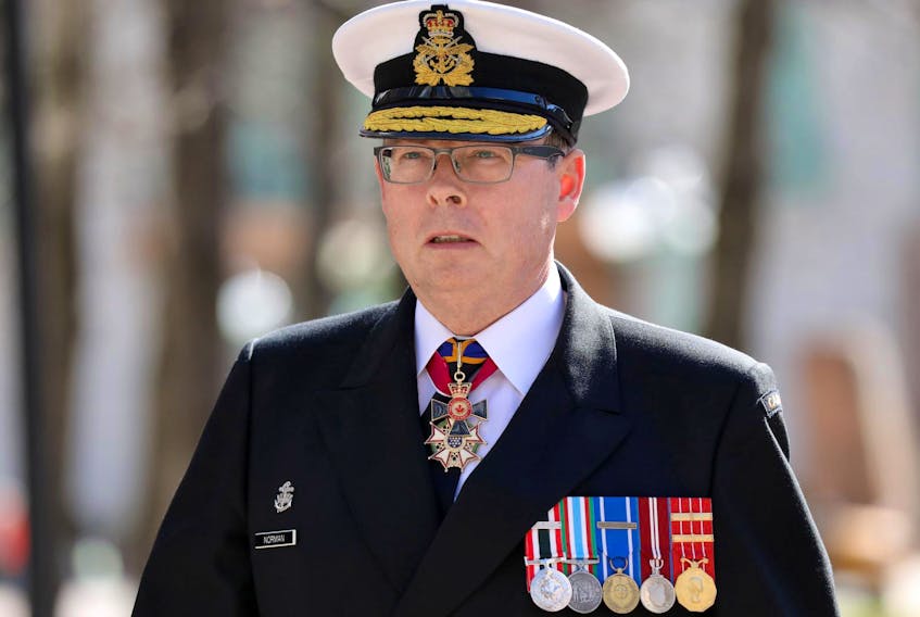 
Vice-Admiral Mark Norman arrives at the courthouse in Ottawa on May 8, 2019. - Reuters
