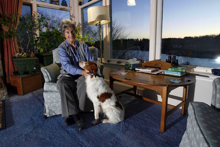 
Janet Kitz, the author of Shattered City on the Halifax Explosion, is seen in her home overlooking Halifax's Northwest Arm in this 2007 file photo. Eric Wynne
