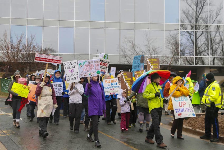 
Demonstrators take part in the Extinction Rebellion rally on April 15, 2019. A recent survey sugests Atlantic Canadians are becoming increasingly politically engaged and progressive. - Tim Krochak

