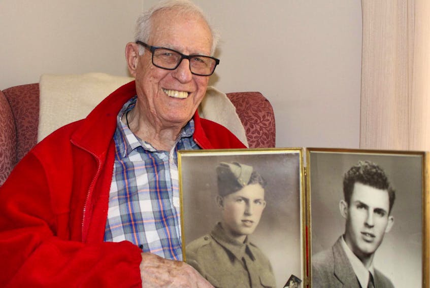 
Ira Enman, 97, of Northam, P.E.I., served in the Second World War as a dispatcher. He remembers the day he rode onto Juno Beach about a month after the initial fighting. - Millicent McKay
