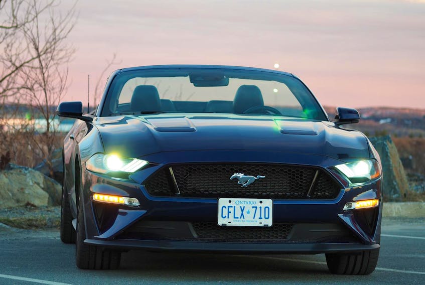 
The 2019 Ford Mustang GT convertible is powered by a five-litre V8 engine. - Justin Pritchard
