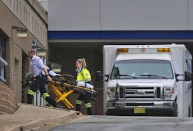 
An EHS ambulance crew arrives at the Halifax Infirmary on Monday. June 3, 2019. Tim Krochak/The Chronicle Herald
