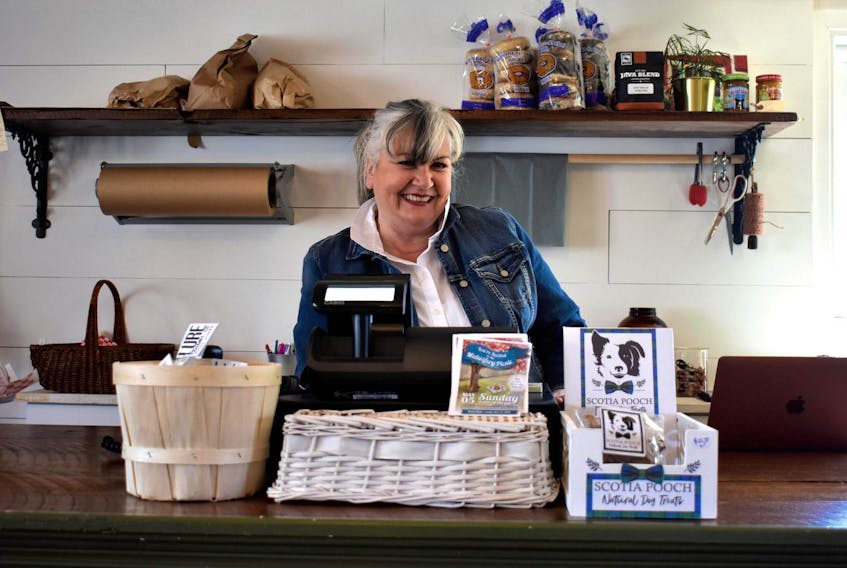 
Julie Senior operates the Fisherman’s Picnic General Store in Lunenburg. 

