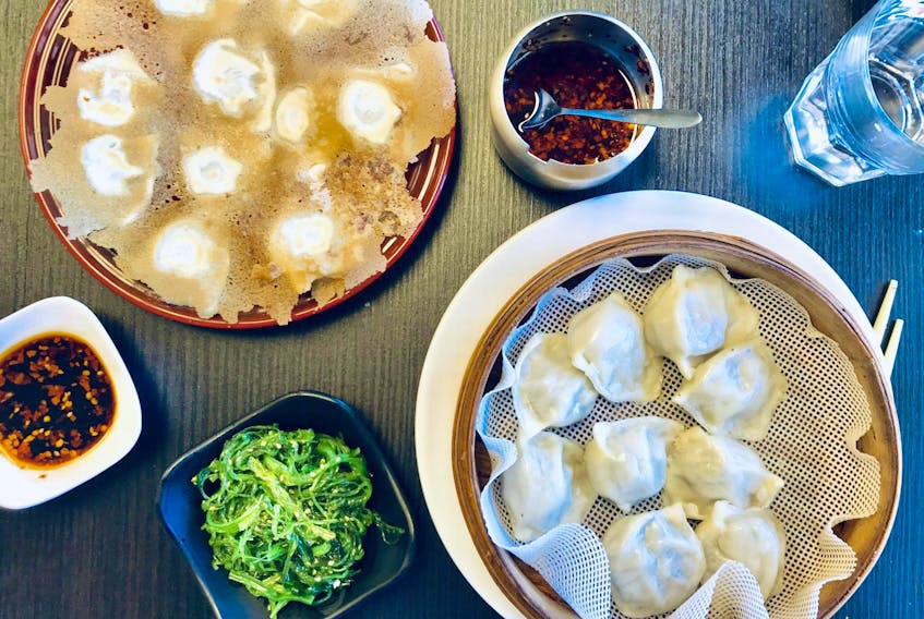The menu at East Coast Dumpling House consists primarily of a variety of Chinese dumplings available fried, boiled or steamed.