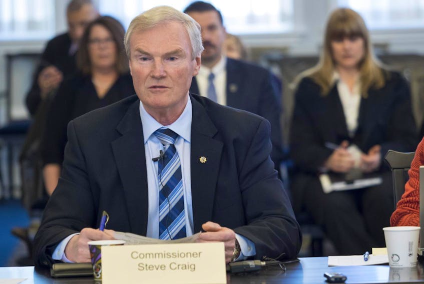 
Steve Craig addresses attendees to the police commission meeting in Halifax in 2017. He has resigned as Halifax regional councillor for Lower Sackville to take over the Sackville-Cobequid seat in the provincial legislature. - File
