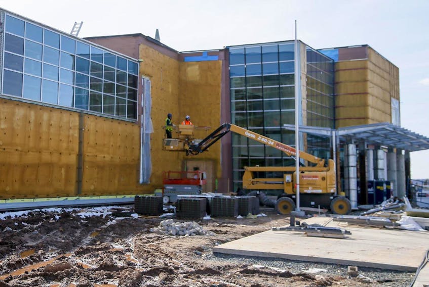
Island View High School, still under construction in April 2018, in Eastern Passage. - Tim Krochak / File
