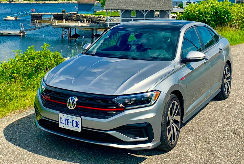 
The 2019 Volkswagen Jetta GLI does not compromise. While thrashing through a seaside test routes full of twists and turns, Lisa found the car stable, with excellent smooth braking and direct, responsive steering. - Lisa Calvi
