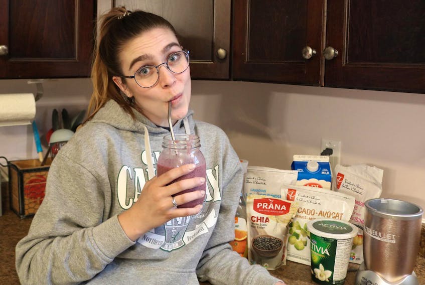 
Down the hatch! Millicent MacKay says smoothies are one of the best ways for picky eaters to consume fruits and vegetables. 
