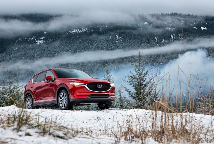 
Our 2019 Mazda CX-5 tester, in Signature-edition trim, was powered by a 2.5-litre, turbo, four-cylinder engine, producing 227 horsepower and 310 lb.-ft. torque. - Andrew Holliday

