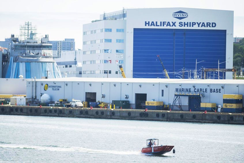 Irving’s Halifax Shipyard. - Ryan Taplin / File