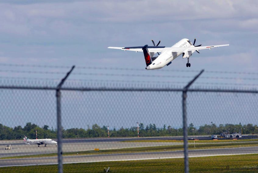 
An Air Canada regional plane takes off from Halifax Stanfield International Airport on Aug. 31, 2018. - Eric Wynne / File
