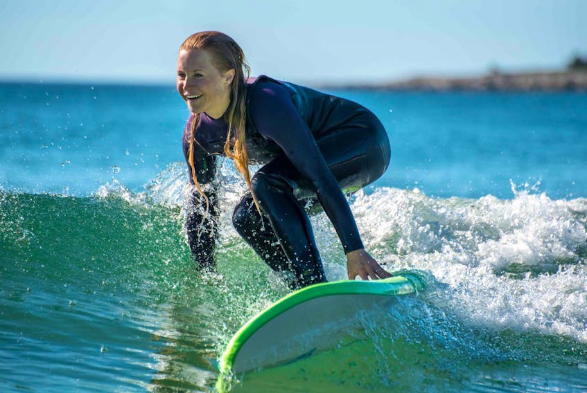 
Nova Scotia has some of the best surfing waves and makes a great place to try it for the first time. Beginners are advised to take a lesson and should be warned of the euphoria it causes. - Contributed
