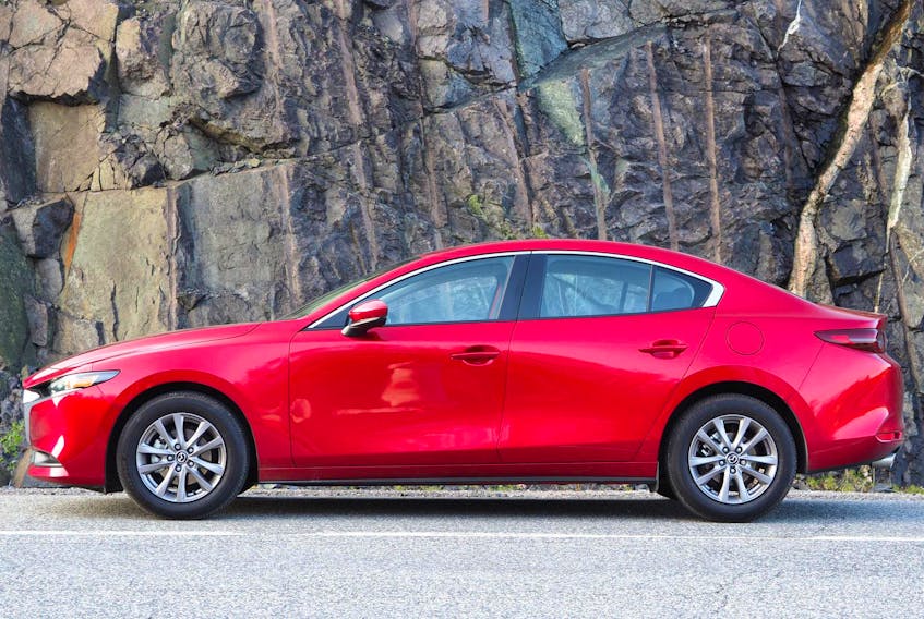 
Our 2019 Mazda 3 GS tester was powered by a 155 horsepower, 2.0-litre, four-cylinder engine. - Justin Pritchard
