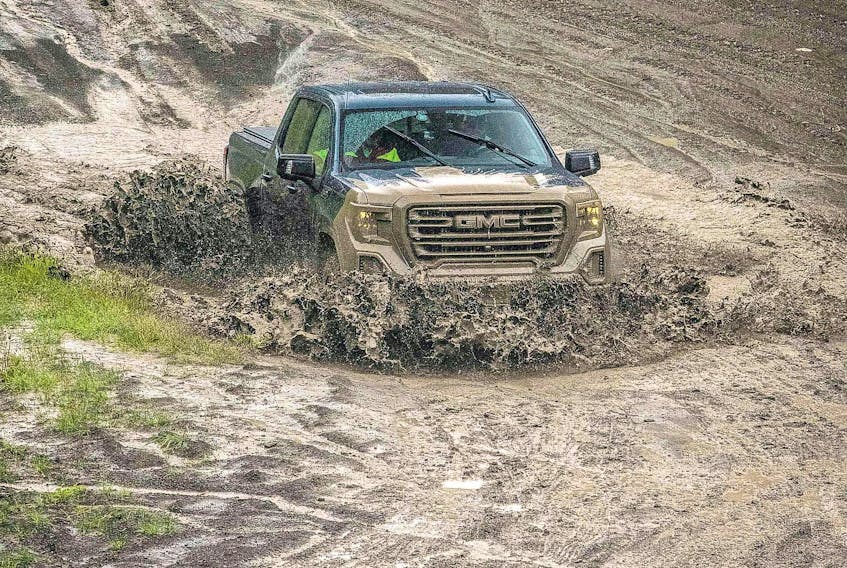 
The 2019 GMC Sierra AT4’s off-road performance package adds 15 horsepower and nine lb.-ft. of torque to its conventional 6.2-litre V8 engine for a total 435 horsepower and 469 lb.-ft. of torque. - Lucas Scarfone
