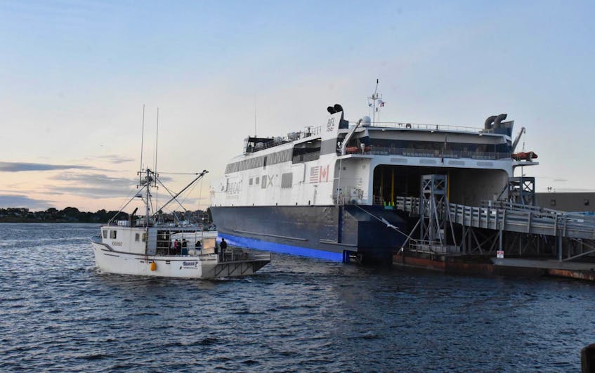
Bay Ferries Ltd., the operator of the Cat ferry from Yarmouth to Maine said it is anticipating that late summer will be the earliest the ferry service service to the United States could begin this season. - Tina Comeau 
