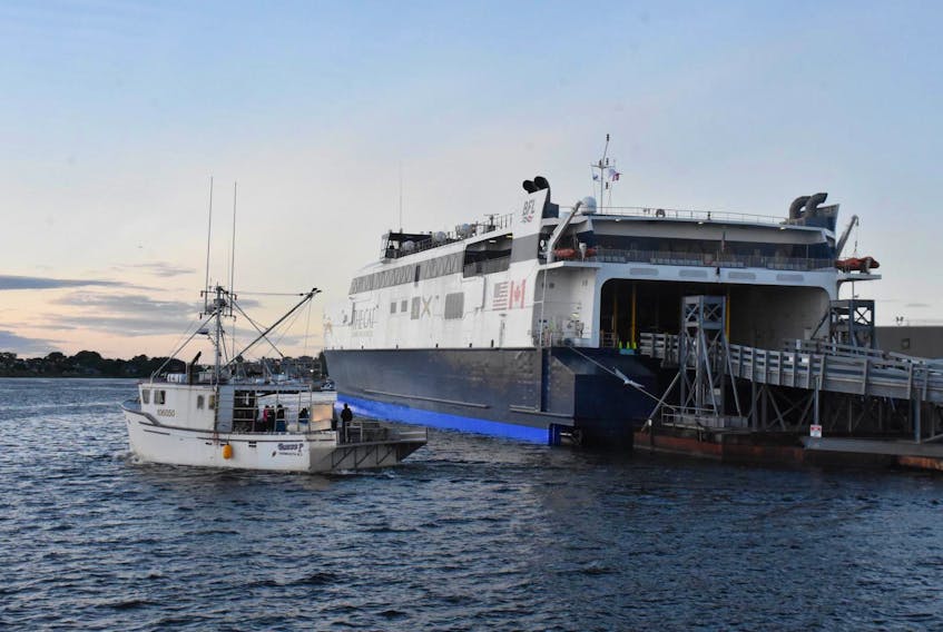 
Bay Ferries Ltd., the operator of the Cat ferry from Yarmouth to Maine said it is anticipating that late summer will be the earliest the ferry service service to the United States could begin this season. - Tina Comeau 
