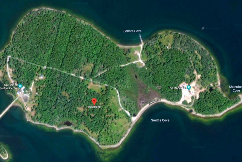 
Oak Island near Chrster Nova Scotia - Google Maps
