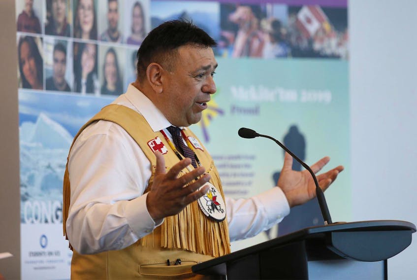
Regional Chief Morley Googoo speaks at a news conference announcing the 2020 Assembly of First Nations conference in Halifax on Monday, July 22, 2019. - Tim Krochak

