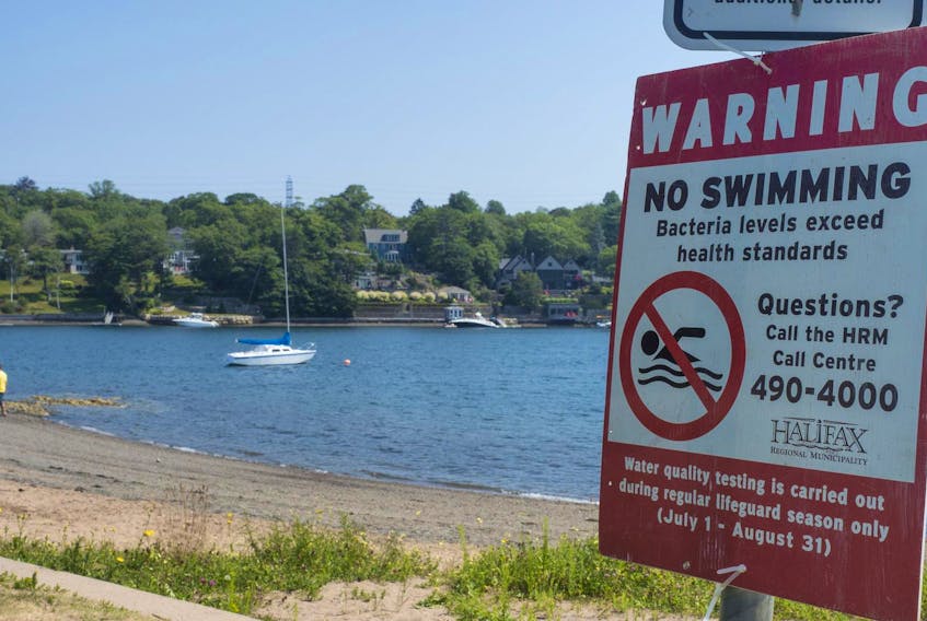 
The Dingle Beach at Sir Sandford Fleming Park in Halifax has been closed to swimming. - File
