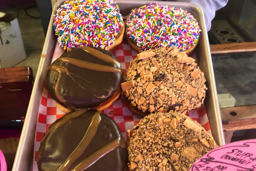 
Vandal Doughnuts in Halifax boasts a unique treat – a doughnut that can be stuffed with ice cream. 

