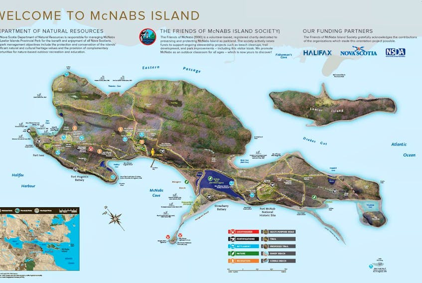 
McNabs Island map

