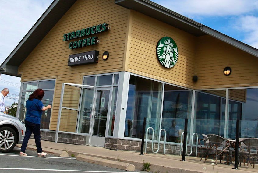 
Starbucks in now offering door-to-door delivery service in Halifax via Uber Eats. - Herald file
