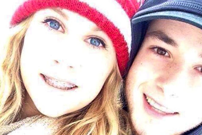 
Haley Goodwin is shown with Mitchell Speight in December 2014, while they were still a couple. - Facebook
