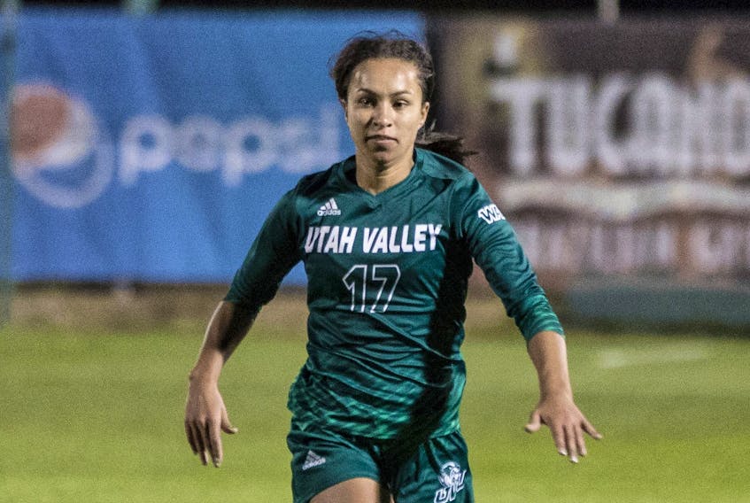 Cole Harbour’s Hannah Bruce is entering her senior season at Utah Valley University.
