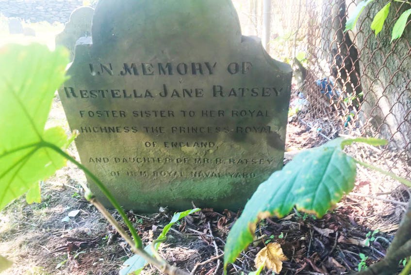 Restella Jane Ratsey, who is believed to have died in the 19th century at the age of three, is buried in the Little Dutch Church burial ground on Brunswick Street.