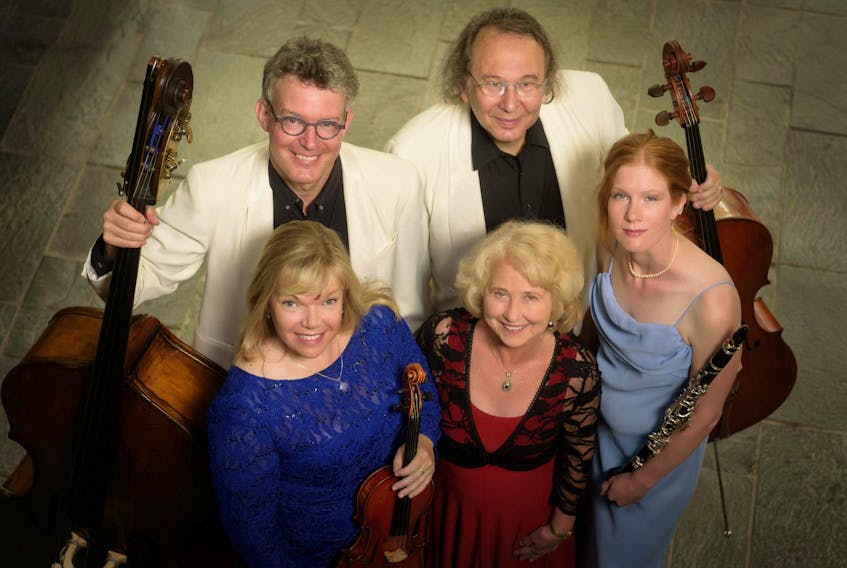 Halifax's Rhapsody Quintet performs at the final Music for Three Churches concert in Mahone Bay on Sunday at 3 p.m.