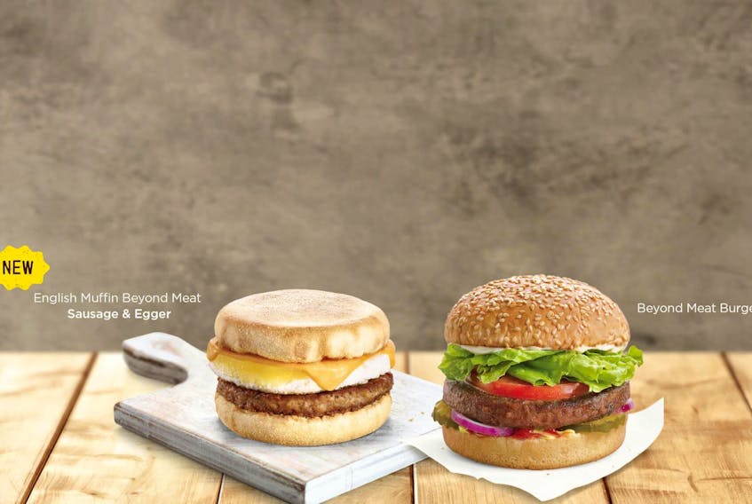 
A&W Canada teamed up with plant-based protein maker Beyond Meat and was one of the first to successfully introduce a Beyond Meat Burger. More recently it is promoting its Beyond Meat Sausage & Egger. 
