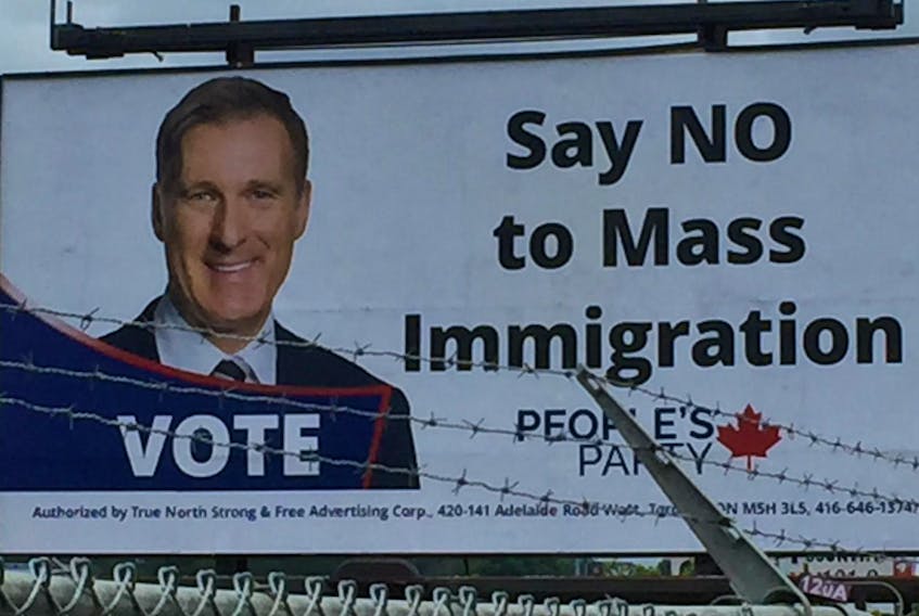 
This billboard on the Bedford Highway is being removed after a public outcry. CHRIS LAMBIE THE CHRONICLE HERALD
