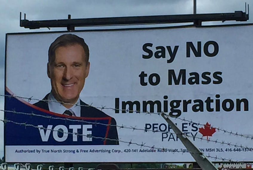 
This billboard on the Bedford Highway is being removed after a public outcry. - Chris Lambie
