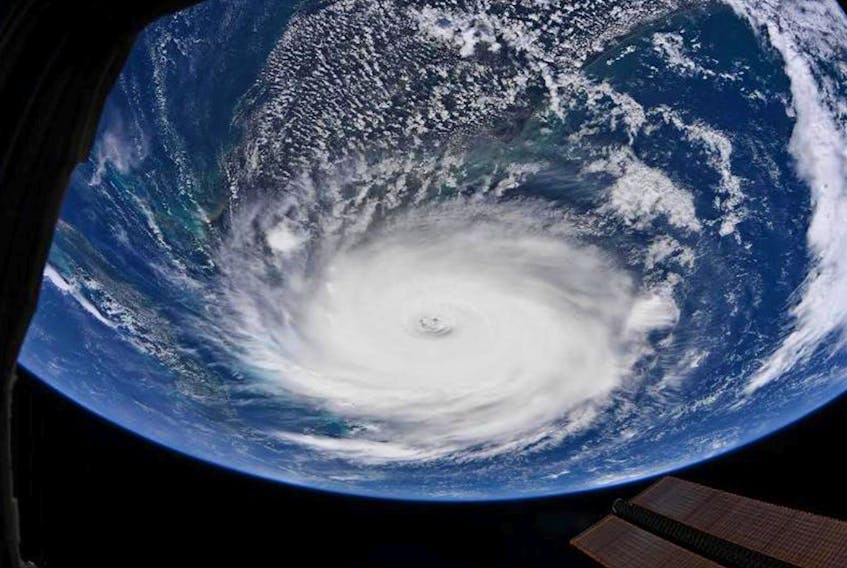 
Hurricane Dorian is shown from the International Space Station more than 200 miles above the earth as it churns in the north-western Caribbean near the United States mainland in this photo taken September 2, 2019. NASA via Reuters
