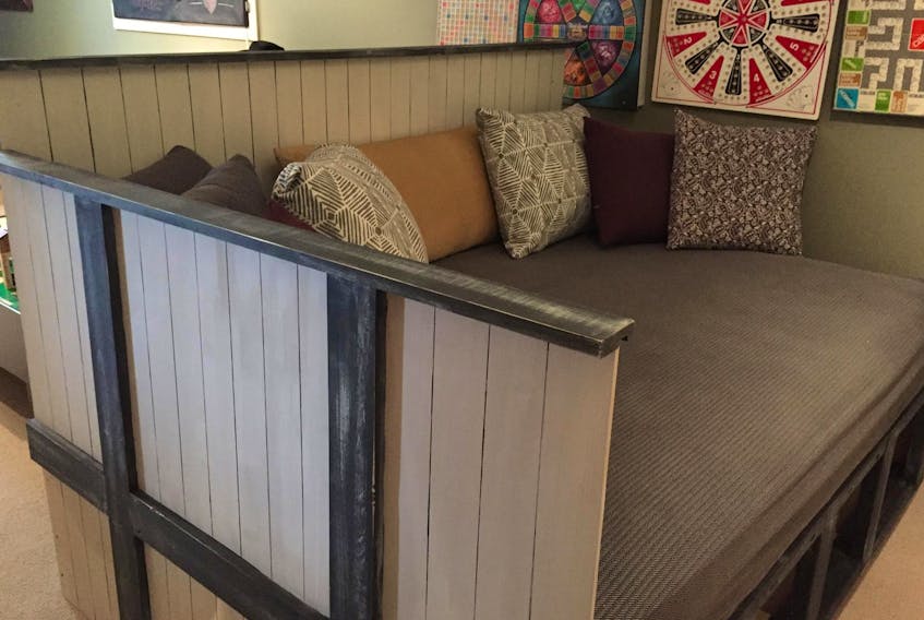 
Heather and her Handy Husband built a giant daybed for their family room, but somehow it didn’t work well as a bed or a couch. Fail! - Heather Laura Clarke
