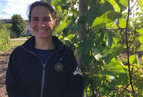 
Gina Haverstock, the winemaker at Gaspereau Vineyards in Kings County, says there didn’t seem to be much damage to vines as a result of hurricane Dorian on the weekend. The Winery Association of Nova Scotia says it is still trying to get information from individual growers on how they fared during the storm. - Ian Fairclough 
